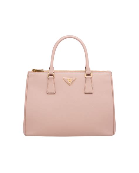 prada galleria small handbag powder pink|prada pink nylon bag.